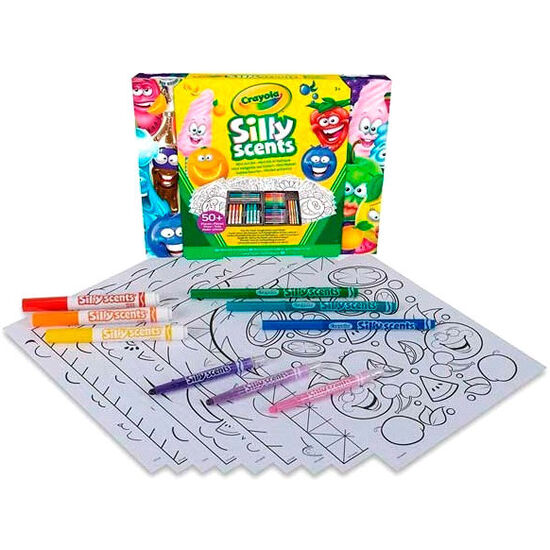 MINI SET ARTE 50 PZS PERFUMADAS LOS OLOROSOS CRAYOLA image 0