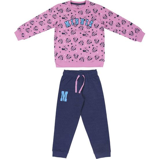 CHANDAL 2 PIEZAS COTTON BRUSHED MINNIE PINK image 0