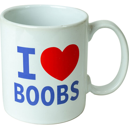 I LOVE BOOBS MUG image 0