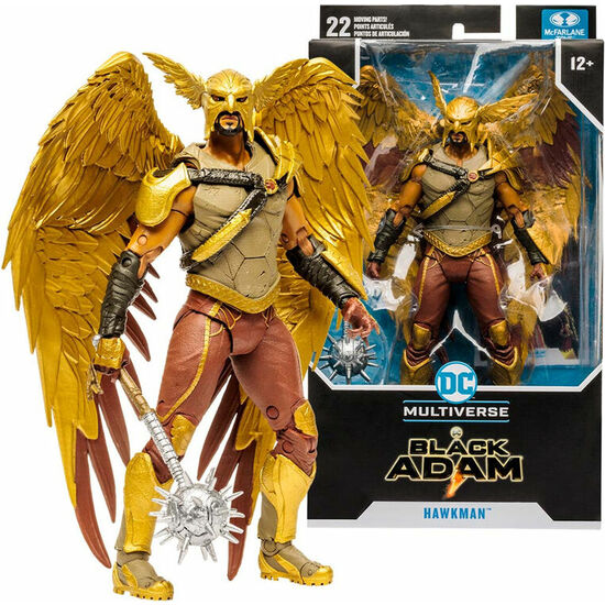 FIGURA HAWKMAN BLACK ADAM MULTIVERSE DC COMICS 17CM image 0