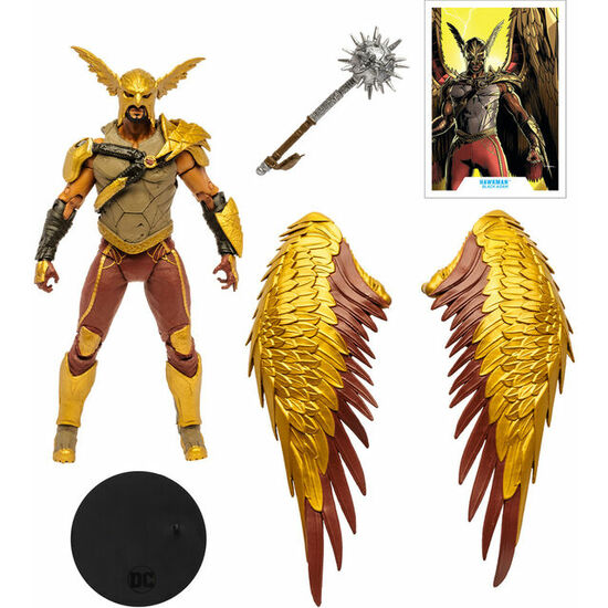 FIGURA HAWKMAN BLACK ADAM MULTIVERSE DC COMICS 17CM image 1