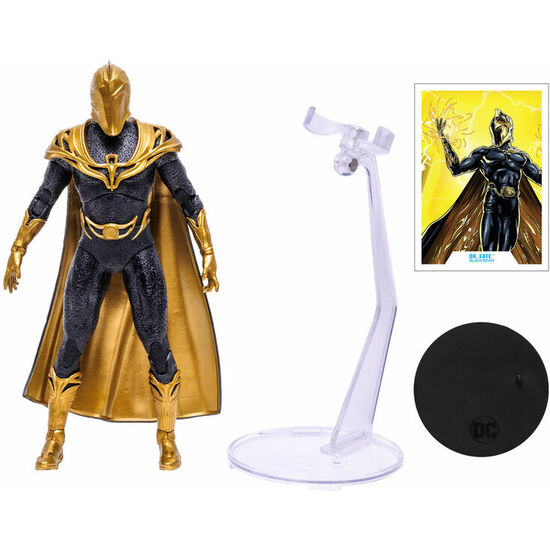 FIGURA DR. FATE BLACK ADAM MULTIVERSE DC COMICS 17CM image 1