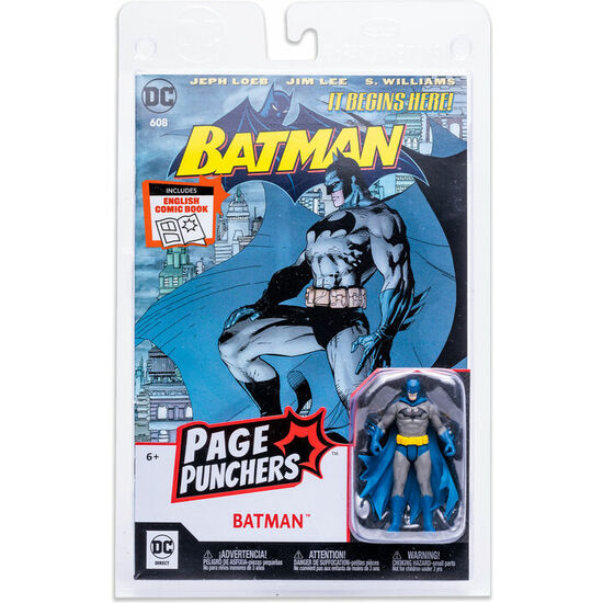 FIGURA BATMAN + COMIC BATMAN DC COMICS 7CM image 0