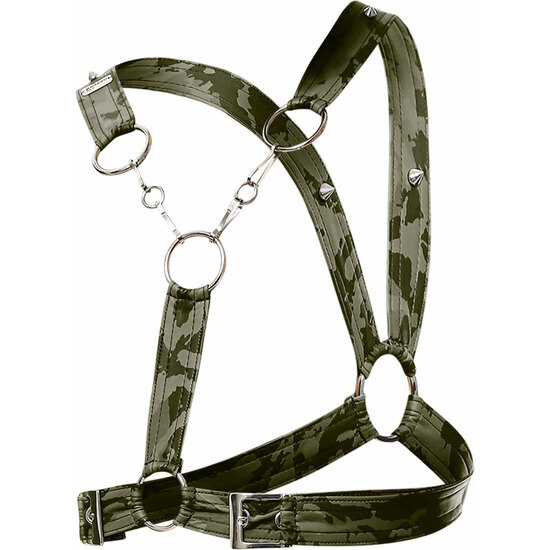 DNGEON CROSS CHAIN HARNESS - GREEN image 3