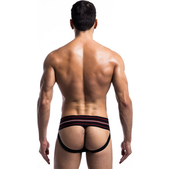 FETISH CLASSIC WIDE JOCKSTRAP - BLACK image 1