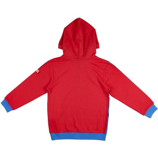 SUDADERA CON CAPUCHA COTTON BRUSHED SPIDERMAN RED image 1