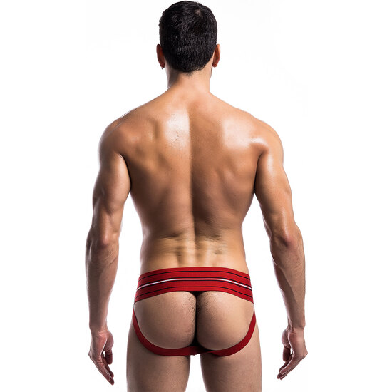 FETISH CLASSIC WIDE JOCKSTRAP - RED image 1