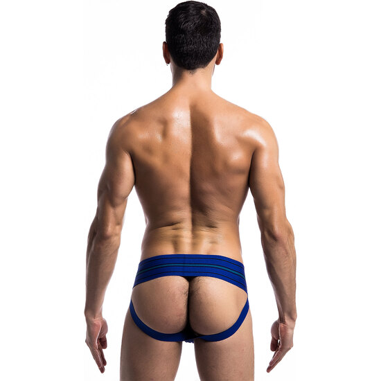 FETISH CLASSIC WIDE JOCKSTRAP - BLUE image 1