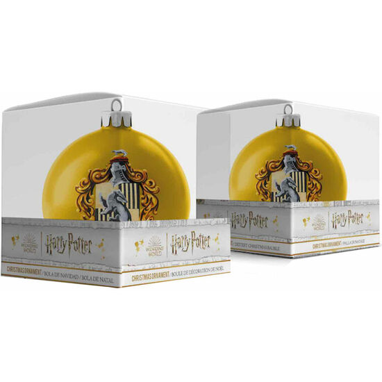 BOLA NAVIDAD HUFFLEPUFF HARRY POTTER image 1
