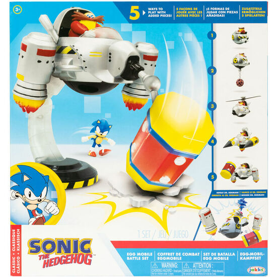 SET DE BATALLA EGG MOBBILE SONIC THE HEDGEHOG image 0