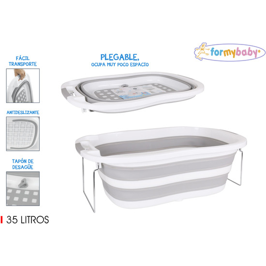 BAÑERA INFANTIL 35LTS. - PLEGABLE - FORMYBABY image 0