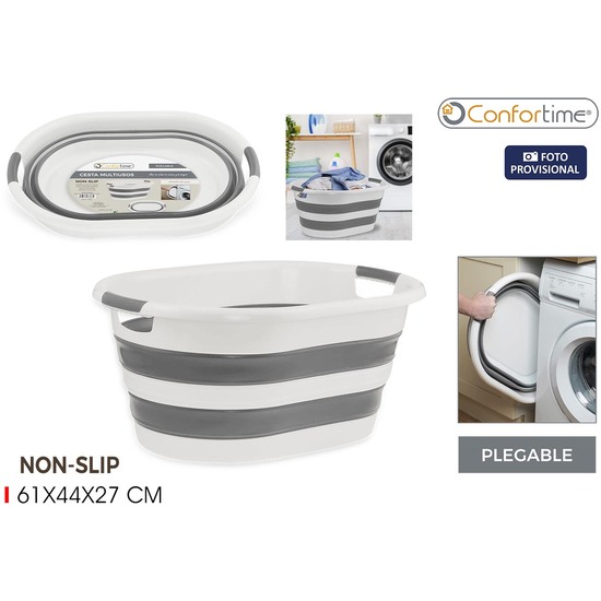 BARREСO OVAL PLEGABLE NONSLIP 61X44 CONFORTIME image 0