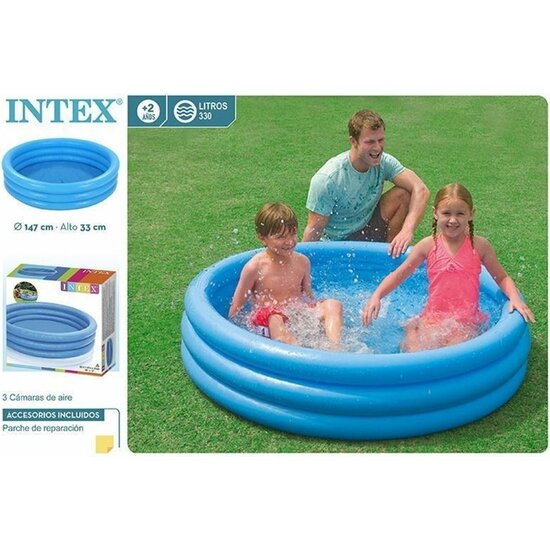 PISCINA HINCHABLE 3 AROS AZUL 147X33 CM - 288L image 0