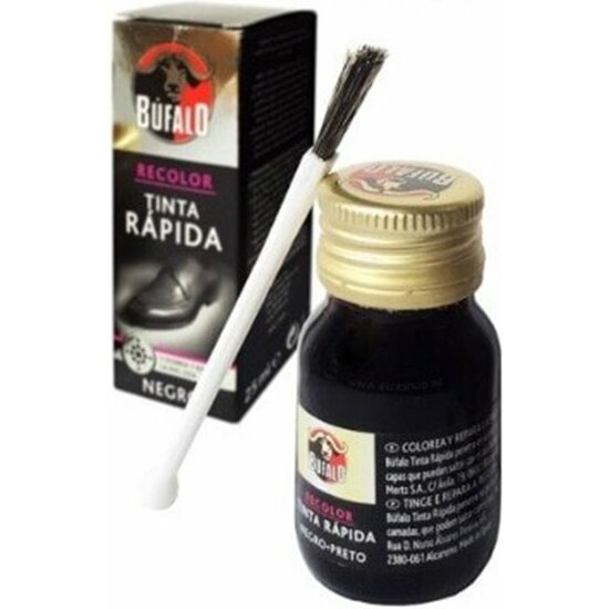 TINTA RAPIDA CALZADO NEGRA CON PINCEL - 25 ML image 0