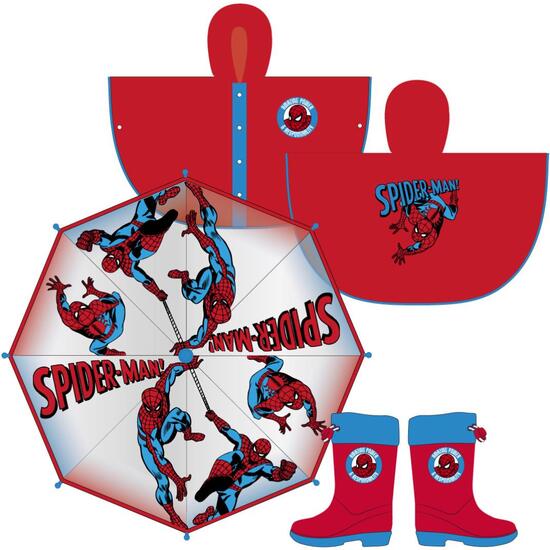 IMPERMEABLE PONCHO SPIDERMAN image 2