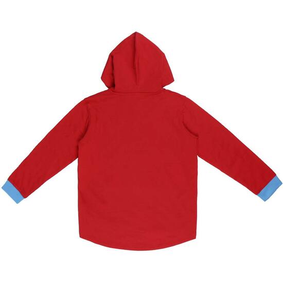 SUDADERA CON CAPUCHA COTTON BRUSHED WONDER WOMAN RED image 1