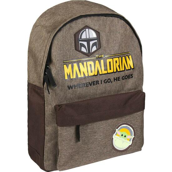 MOCHILA CASUAL URBANA THE MANDALORIAN DARK GREEN image 0