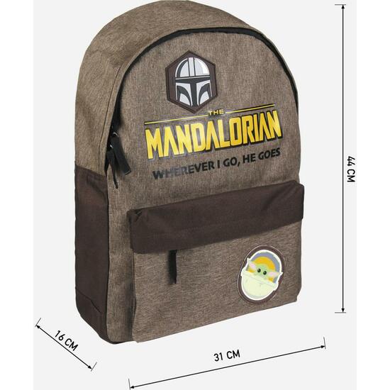 MOCHILA CASUAL URBANA THE MANDALORIAN DARK GREEN image 2