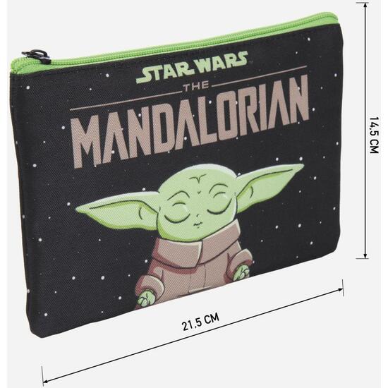 NECESER MAQUILLAJE ESTAMPADO THE MANDALORIAN DARK BLUE image 2