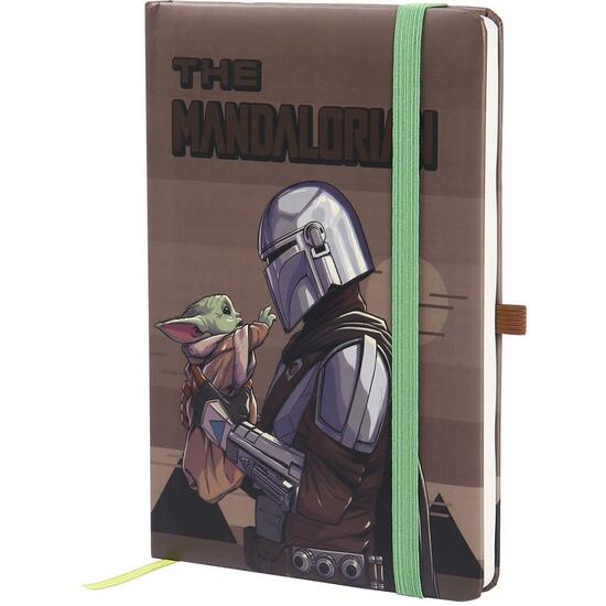 CUADERNO A5 THE MANDALORIAN BROWN image 0