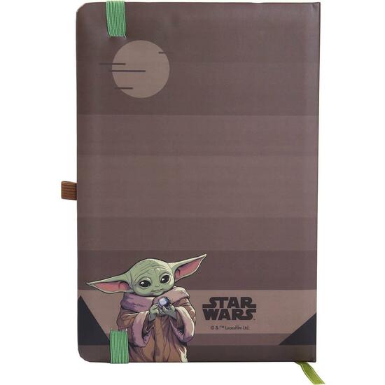 CUADERNO A5 THE MANDALORIAN BROWN image 1