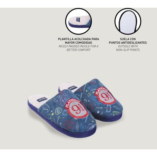 ZAPATILLAS DE CASA ABIERTA HARRY POTTER DARK BLUE image 4