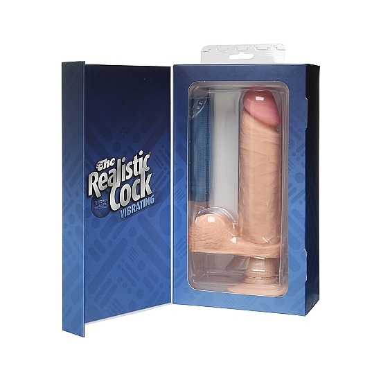 THE REALISTIC COCK - UR3 - VIBRATING 8 INCH - SKIN image 2