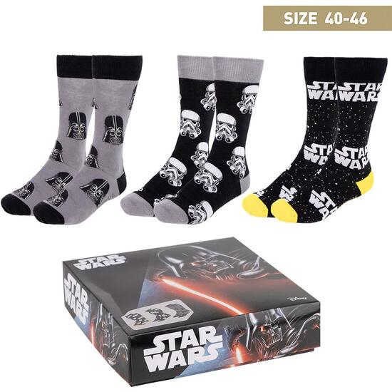 PACK CALCETINES 3 PIEZAS STAR WARS image 0