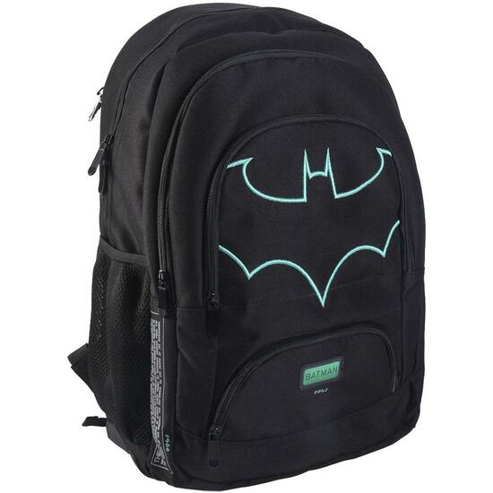 MOCHILA ESCOLAR GRANDE 46 CM BATMAN BLACK image 0