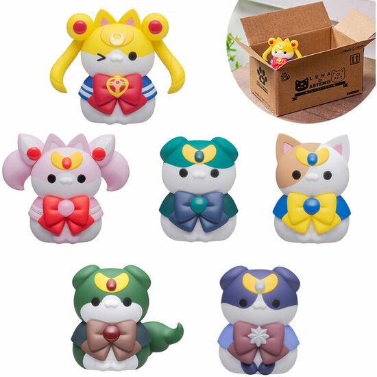 PACK 8 FIGURAS SAILOR MEWN VOL.2 MEGA CAT PROJECT SAILOR MOON 3CM image 0