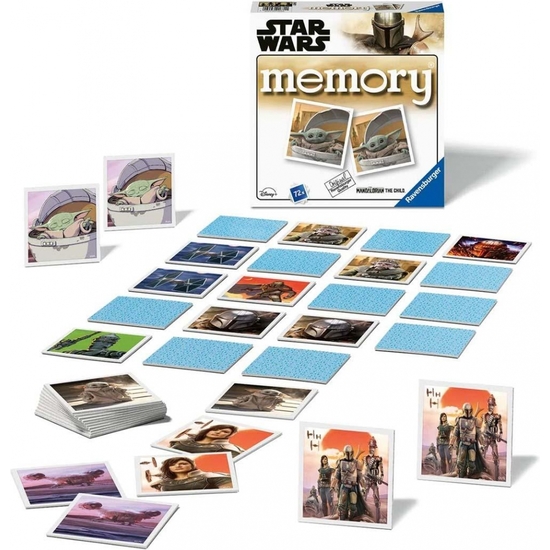 STAR WARS BABY YODA JUEGO MEMORY +4 AÑOS image 1