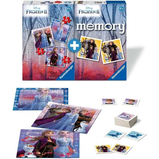 FROZEN PACK MEMORY+PUZZLE TRIPLE  image 1