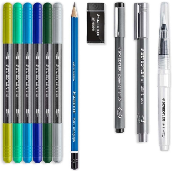 SET DIBUJO LETTERING STAEDTLER image 1