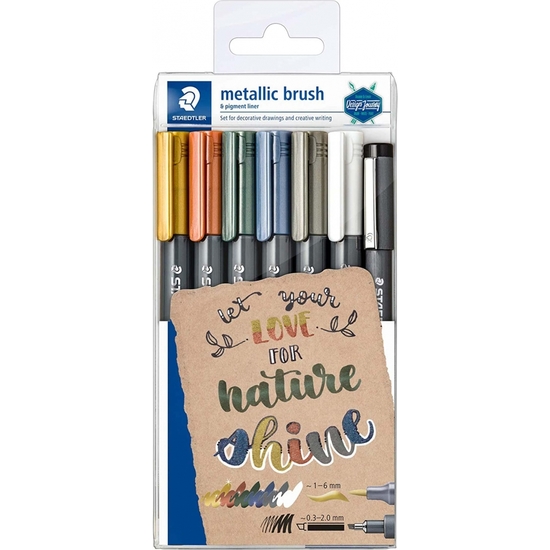 PACK 7 PZAS STAEDTLER METALIZADO SHINE image 3