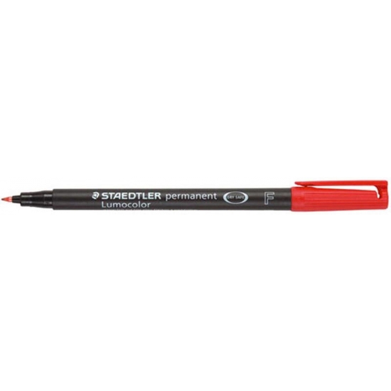 ROTULADOR LUMOCOLOR STAEDTLER 06 ROJO image 0