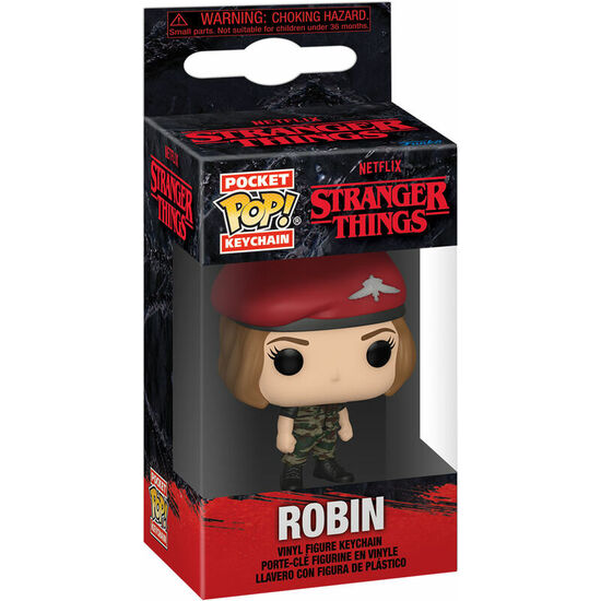 LLAVERO POCKET POP STRANGER THINGS HUNTER ROBIN image 1