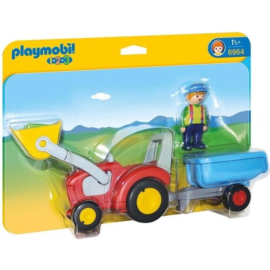 PLAYMOBIL 1.2.3 CAMIÓN CON TRÁILER image 0