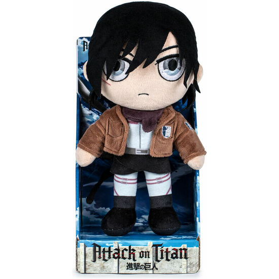 PELUCHE MIKASA ATTACK ON TITAN 27CM image 0