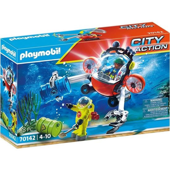 PLAYMOBIL CITY OPERAC.MEDIOAMBIENTE+BOTE  image 0