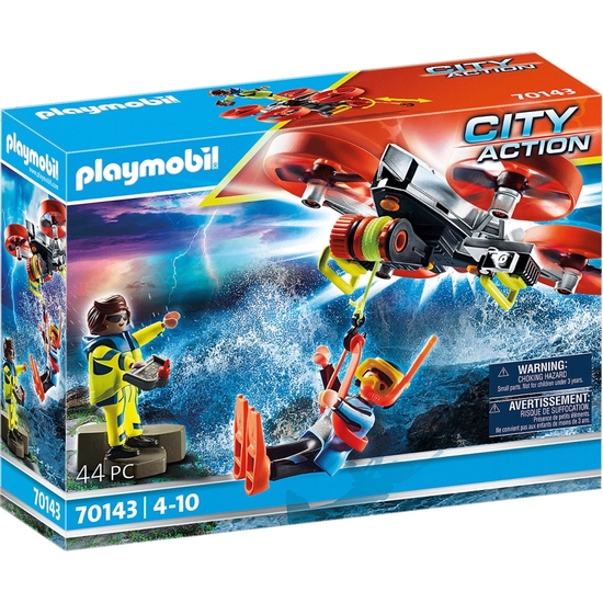 PLAYMOBIL CITY RESCATE MARÍTIMODRONRESCA image 0