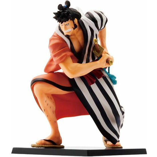 FIGURA ICHIBANSHO KIN EMON THE NINE RED SCABBARDS IS HERE ONE PIECE 11CM image 0