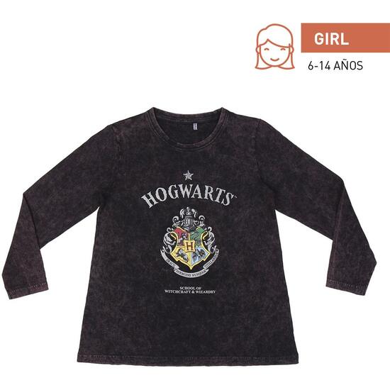 CAMISETA LARGA SINGLE JERSEY HARRY POTTER DARK GRAY image 0