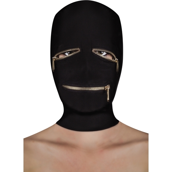 EXTREME ZIPPER MASK WITH EYE AND MOUTH ZIPPER image 0