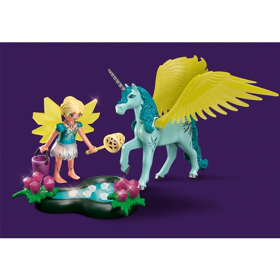 PLAYMOBIL AYUMA CRYSTAL FAIRY+UNICORNIO image 2