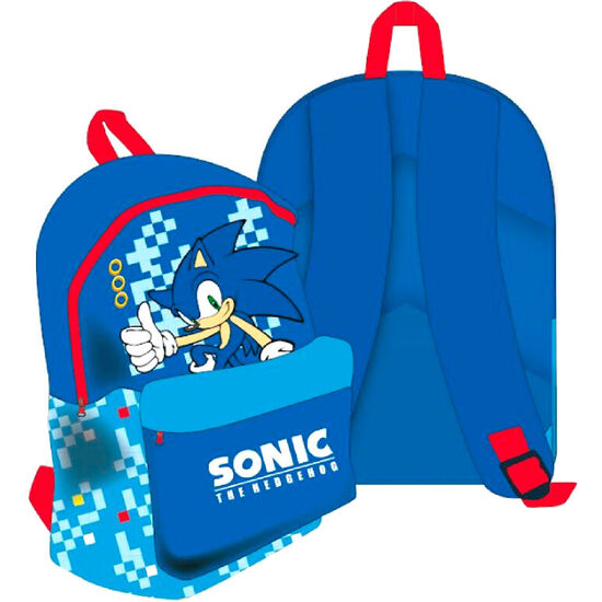 MOCHILA SONIC THE HEDGEHOG 40CM image 0