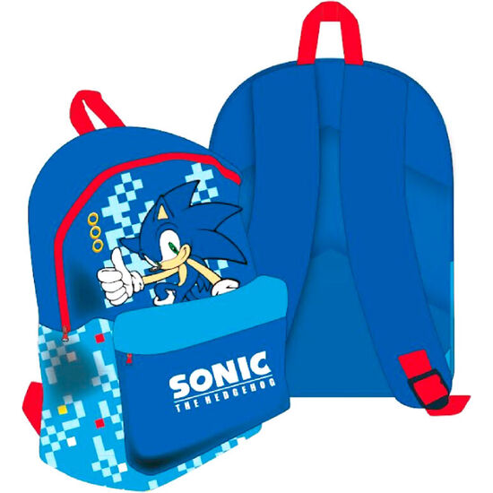 MOCHILA SONIC THE HEDGEHOG 40CM image 1