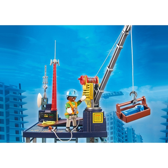 PLAYMOBIL CITY STARTER PACKCONSTRUC.GRÚA image 3