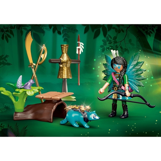 PLAYMOBIL AYUMA STARTER PACK KNIGHT FAIRY CON MAPACHE image 2