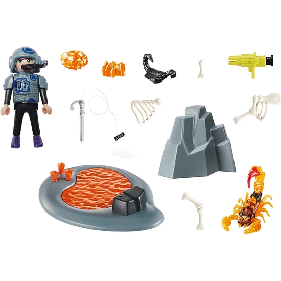 PLAYMOBIL DINO STARTER PACK LUCHA ESCORPIÓN  image 1