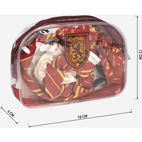 SET DE BELLEZA ACCESORIOS 4 PIEZAS HARRY POTTER GRYFFINDOR DARK RED image 1